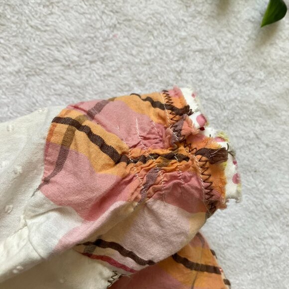 Old Navy 3T Toddler Button-Up Shirt | Pink & Orange Plaid Floral | GUC - Picture 10 of 16